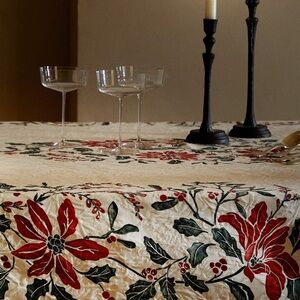 Zara Home Christmas Tablecloth 71” Round NWT Sold out online